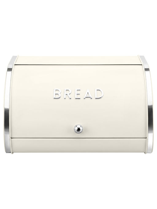 Хлебница 30*26*17,5 см "BREAD" молочная, металл