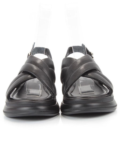 08-PEE37-2 BLACK Босоножки женские (натуральная кожа) - Фабричный китай фото 6