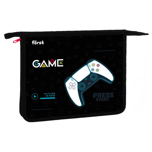 Папка для тетрадей А5, молния сверху F?rst "Game" (FT-PP-A50406) пластик
