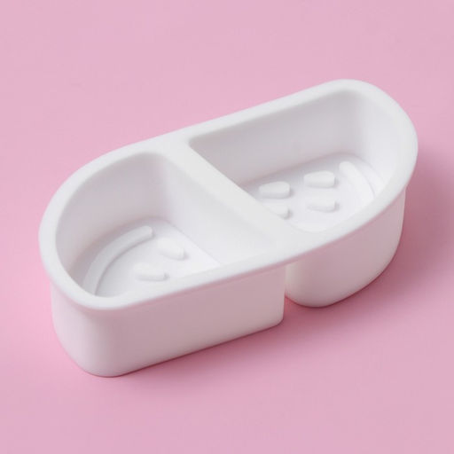 Молд Доляна Дольки, силикон, 10?5?2,2 см, цвет белый фото 4