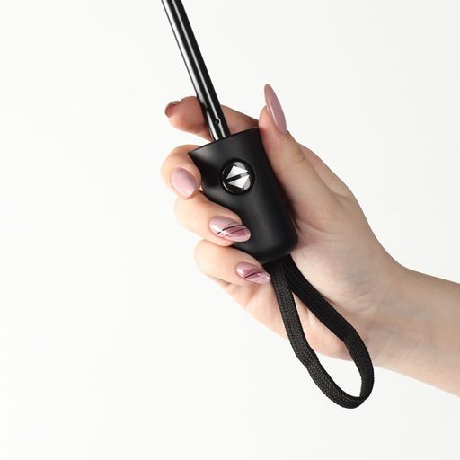 Зонт автоматический Однотон, 3 сложения, 8 спиц, R = 48 см, цвет чёрный - Simaland фото 7