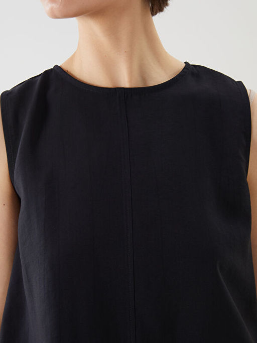 Bisiklet Yaka Modal Kar???ml? Bluz