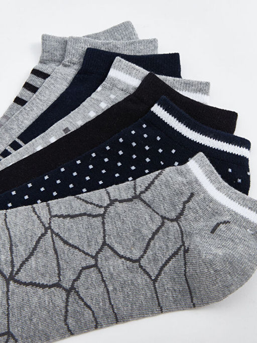 Desenli Erkek Patik ?orap 7li - Waikiki фото 3