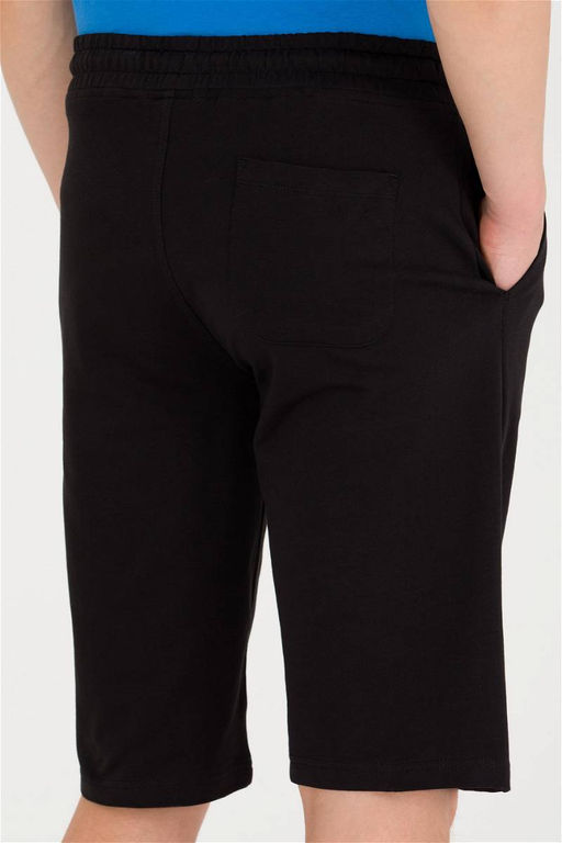 Мужские черные вязаные шорты - U.s. polo assn фото 14