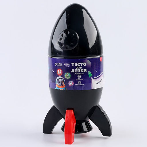 Тесто для лепки Ракета 15 цветов по 5 г, 2 формы, пресс - Школа талантов фото 4