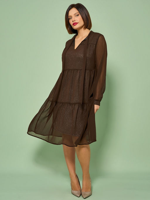 Платье 0060-2а шоколад - Aquarell фото 38