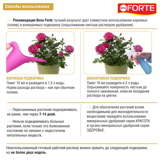 Компл. мин. удобр. Bona Forte Красота Для всех комнатных растений амп.10мл - Лето фото 3
