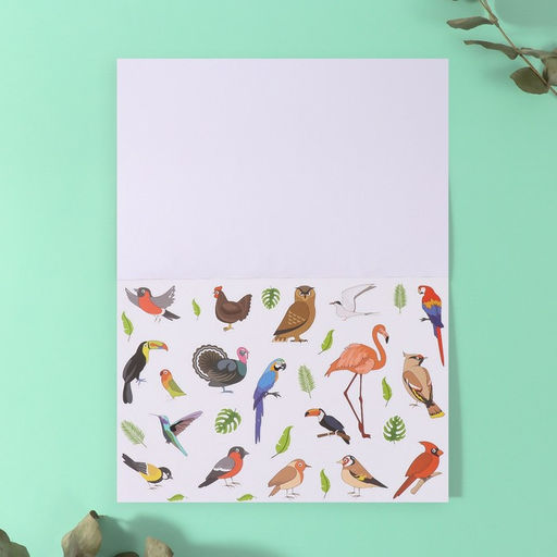 Наклейки в книжке «Животные», 5 фонов, 20.7×14.2 см