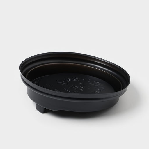 Цена за 100 шт. Крышка одноразовая для стакана чёрная, с клапаном, d=9 см - Simaland фото 12