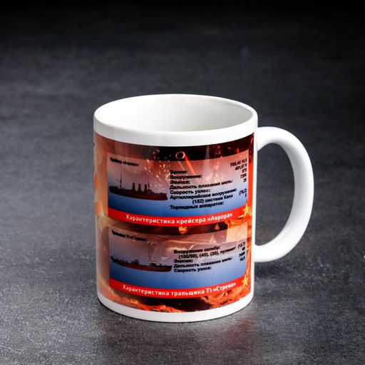 Кружка сублимация Оружие победы. Настоящему Капитану, c нанесением - Дарим красиво фото 4