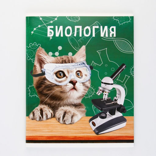Предметная тетрадь, 48 листов, МИЛЫЕ ПИТОМЦЫ, со справочными материалами Биология, обложка мелованный картон 230 гр., внутренний блок в клетку 80 гр., белизна 96%,блок №1. - Artfox study фото 7