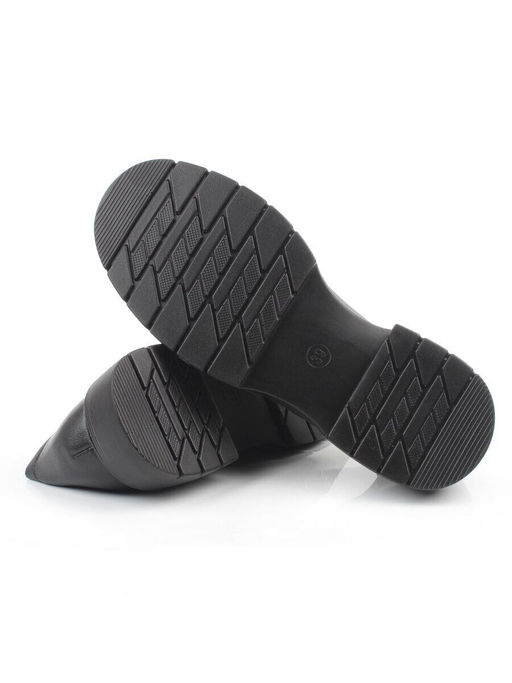 06-DHL164-1 BLACK Туфли женские (натуральная кожа)