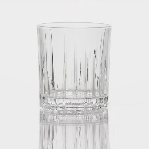 Стаканы Magistro «Богема. Полоса», 310 мл, 8.3×7.7×9 см, набор 6 шт., вращающиеся, стекло, прозрачные