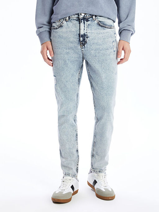 Slim Fit Erkek Jean Pantolon