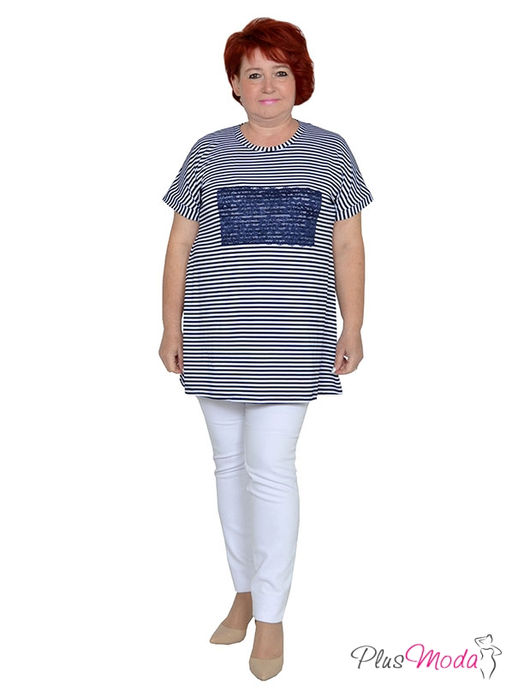Туника Модель №1576 размеры 44-84 - Plusmoda фото 3