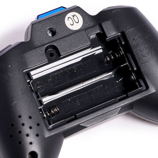 Перевёртыш радиоуправляемый, работает от аккумулятора, свет, звук, дым, 8 режимов работы, цвет синий