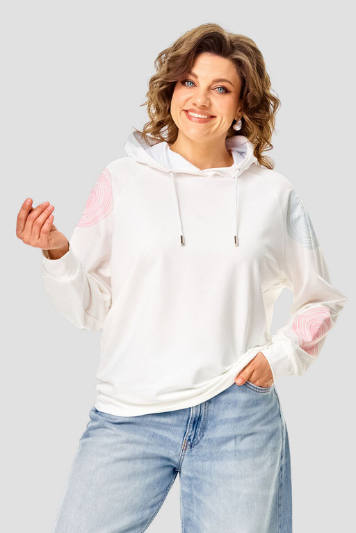 Худи Rumoda 2284 молочный  фото 3