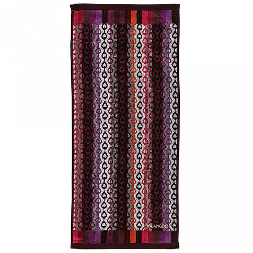 Missoni-3006 Полотенце махровое 34х78см, плотность 375гр/м2, 100% хлопок, сиреневый, Bolangde (Китай)