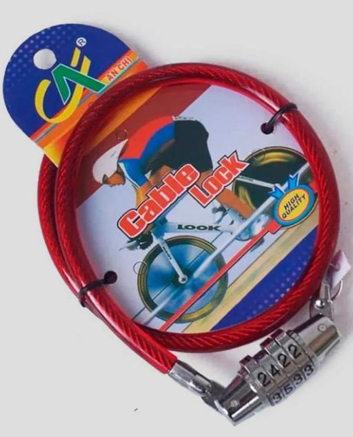 Противоугонный велосипедный замок с ключом,кодом/Тросовый - Buro фото 2