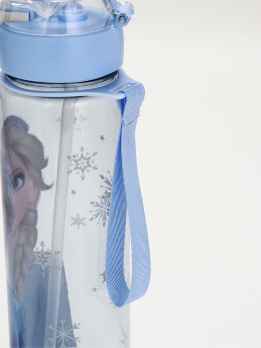 Бутылка пластиковая с трубочкой «Снежная принцесса», 800 мл