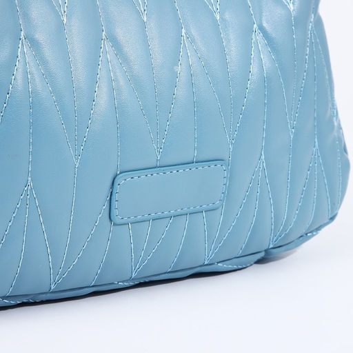 Сумка кросс-боди на молнии, цвет голубой - Simaland фото 6