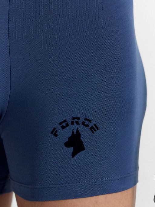 Цена за 2 штуки! Трусы мужские боксеры серые с печатью - Mark formelle фото 3