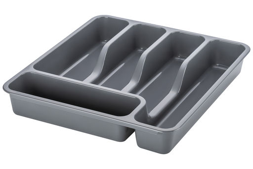 Лоток для столовых приборов широкий 33*29,5*5,3 см серый (740018) - Elan gallery фото 3