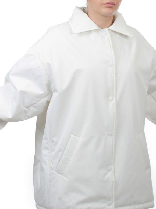 H24-216 WHITE Куртка демисезонная женская (100 гр. синтепон) - Fashion фото 2