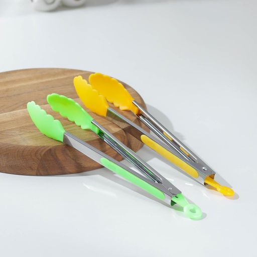 Щипцы универсальные для гарнира Доляна «Лист», h=28 см, миксы