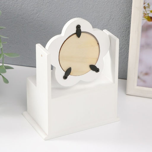 Шкатулка для украшений 1 ящик «Тележка лаванды», с зеркалом, дерево, 11×7.5×14.8 см