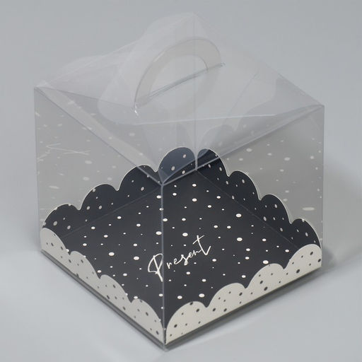 Цена за 5 шт. Коробка кондитерская, сундук, упаковка, Present, 11 х 11 х 11 см