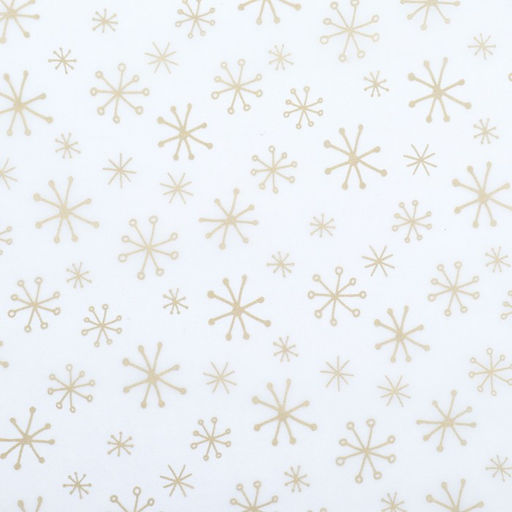 Цена за 20 шт. Бумага упаковочная тишью Снежинки,50 х 66 см - Simaland фото 3