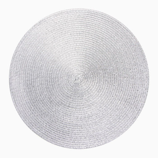 Салфетка сервировочная Доляна цв.серебро, d 38 см  фото 3