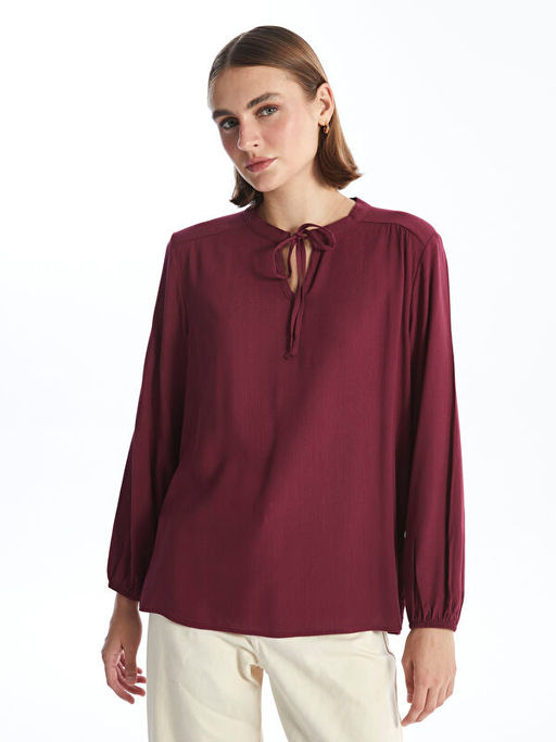 Ba?lamal? Yaka Kad?n Bluz