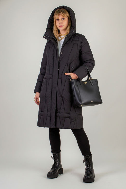 Зимняя куртка удлиненная, арт.28117