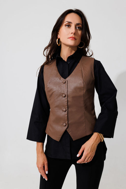 Жилет KOKOdea 7.25 шоколад  фото 4