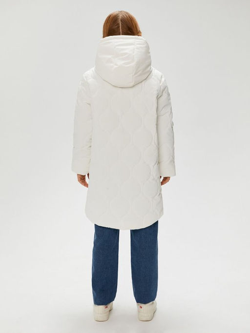 ACOOLA / Пальто детское для девочек Sonore молочный  фото 5