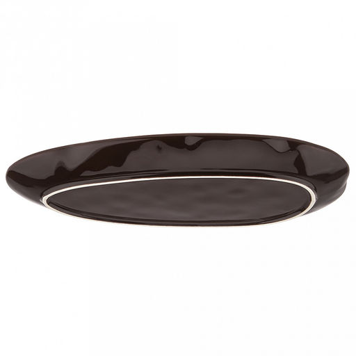 Шоколад Тарелка мелкая фарфоровая 293х155х25мм, ассиметричная форма, в коробке (Китай) - Домашняя мода фото 4