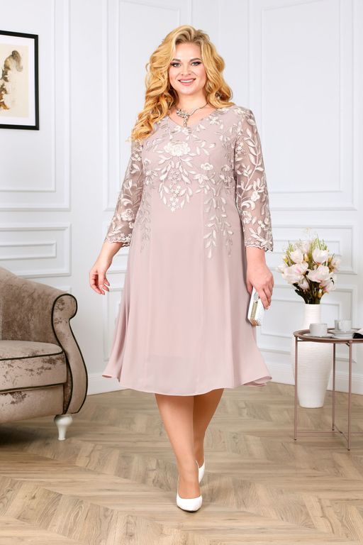 Платье Ninele 7431-Р темно-синий - Mira fashion фото 112