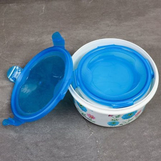 Салатник круглый 3 штуки с крышками / 124 /уп 84/ 190, 460, 850 мл - Галеонтрейд фото 5