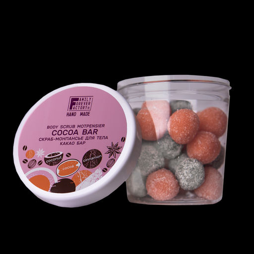 Family Forever Hand Made Скраб-монпасье для тела "КАКАО БАР" 300г