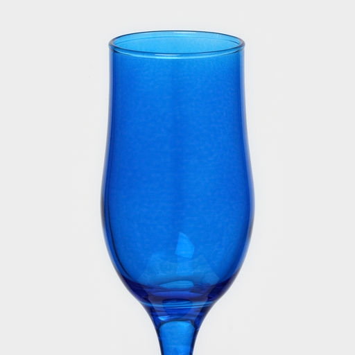 Набор бокалов для шампанского «Радуга», 200 мл, 6 шт., стекло, разноцветный