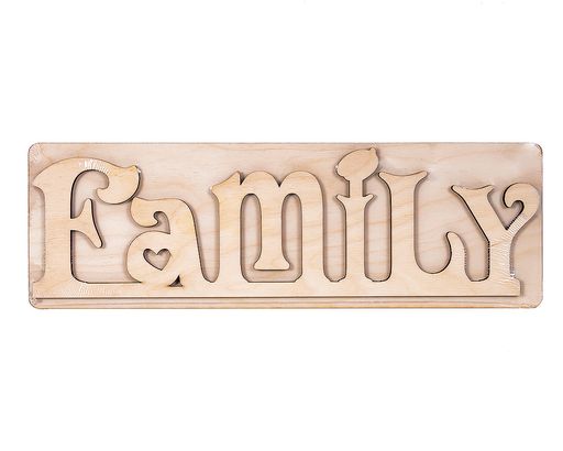 Декоративная табличка Family - Smiledecor фото 2