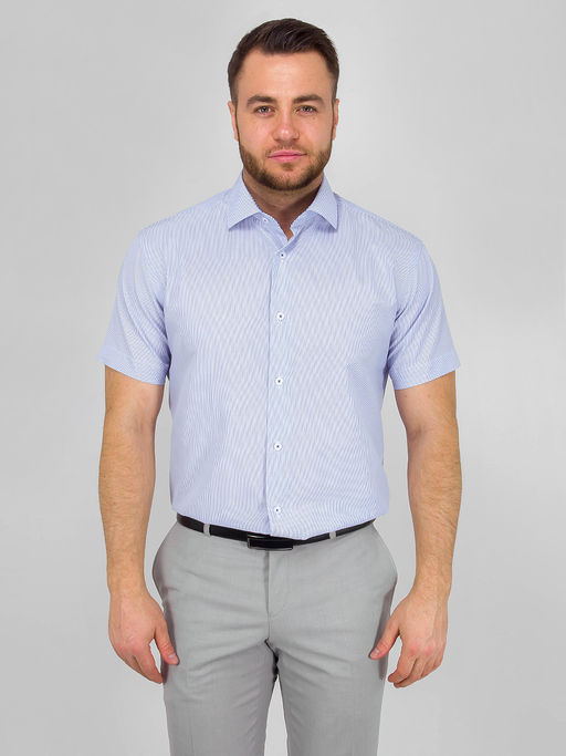 Сорочка мужская короткий рукав GREG 121/109/1017/Z/1  фото 7