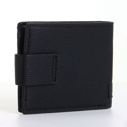 Портмоне мужское на магните, чёрное