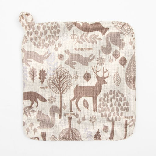 Набор кух. Доляна Forest dwellers: варежка 20х27 см, прихватка 19х19 см, 100% хл  фото 4