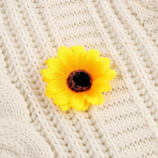 Карнавальный набор «Осенние цветы»: венок с подсолнухами и брошь