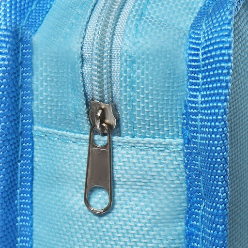 Пенал школьный на молнии Calligrata «Аниме», 2 отделения, голубой