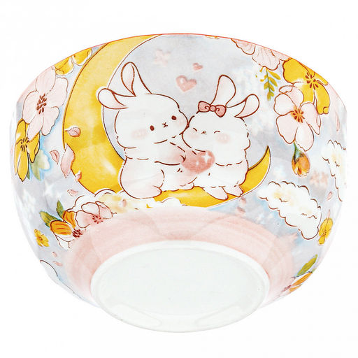 Зайки Пиала фарфоровая 550мл, д12,8х7,2см, с деколью, отводка (Китай) - Домашняя мода фото 4