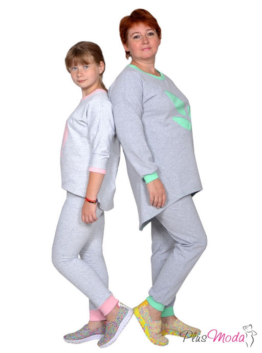 Костюм спортивный Модель №134 размеры 50-72 - Plusmoda фото 4